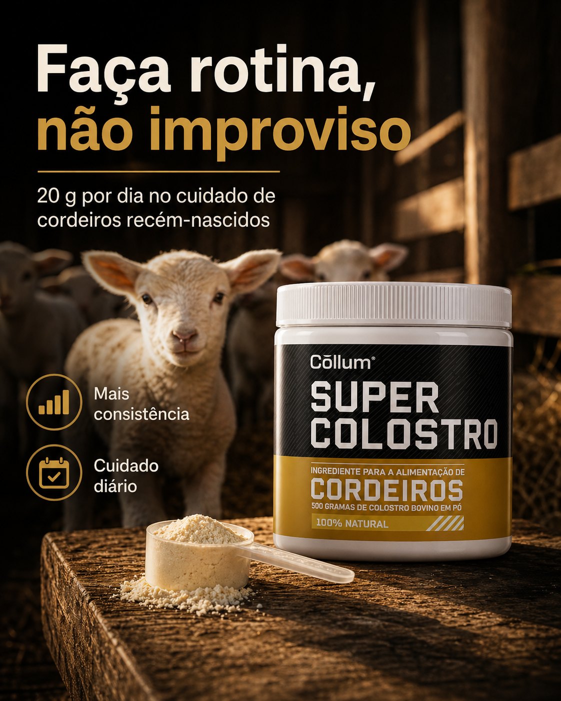 Super Colostro para Ovelhas