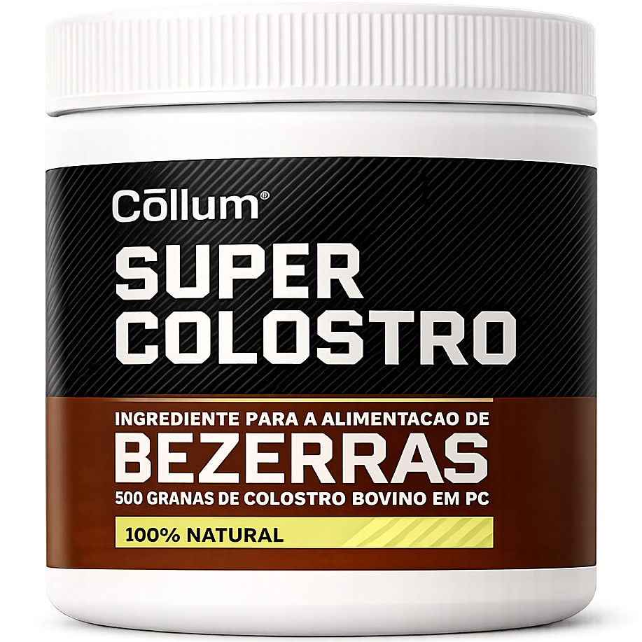 Colostro Bovino para Bezerros Collum 40% IgG – Suplemento em Pó