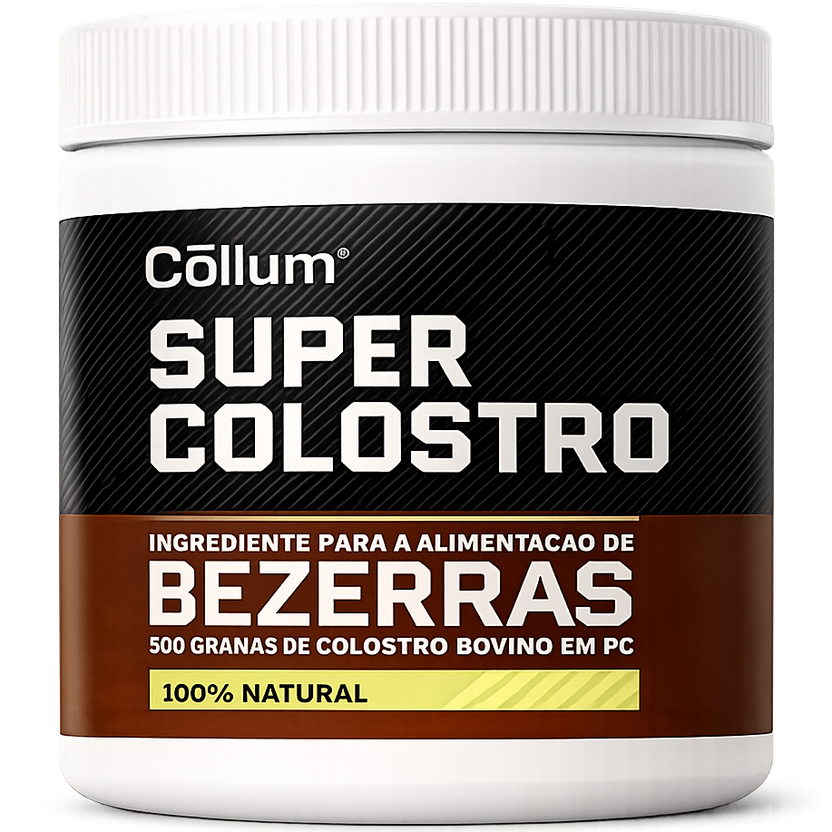 Colostro Bovino para Bezerros Collum 40% IgG – Suplemento em Pó