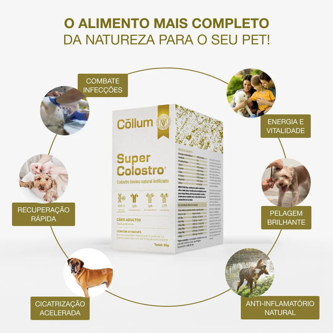 Super Colostro para cães