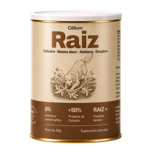 Raiz — Lata 60g (Pet) - embalagem em fundo branco