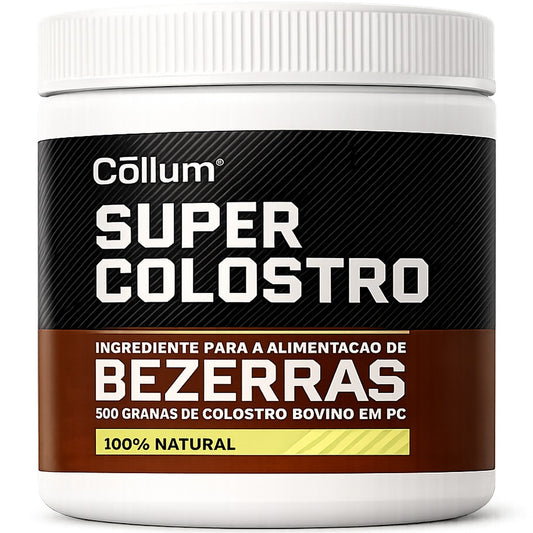 Colostro Bovino para Bezerros Collum 40% IgG – Suplemento em Pó - embalagem em fundo branco